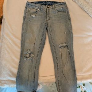 American Eagle Size 00 Boyfriend Ankle Jean